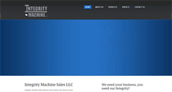 Desktop Screenshot of integritymachinesales.com